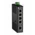 LevelOne 5-Port Fast Ethernet Industrial Switch, DIN-Rail, -20 C to 70 C