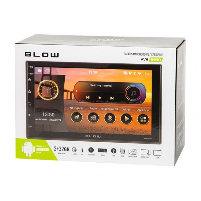 Radio BLOW AVH-9930 2DIN 7