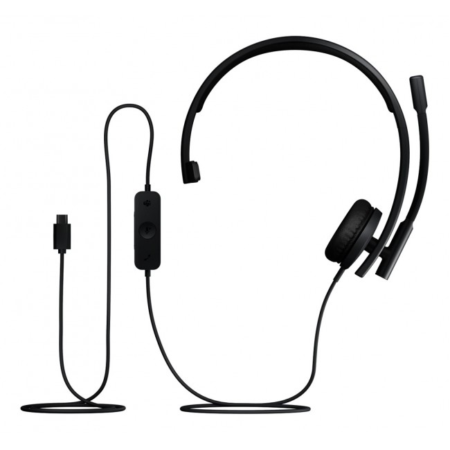 Logitech H570E Headset Wired Head-band Office/Call center USB Type-C Black