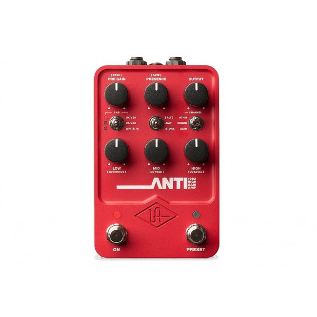 Universal Audio UAFX Anti 1992 High Gain Amplifier - guitar effect Universal Audio UAFX Anti 1992 High Gain Amplifier - guitar effect