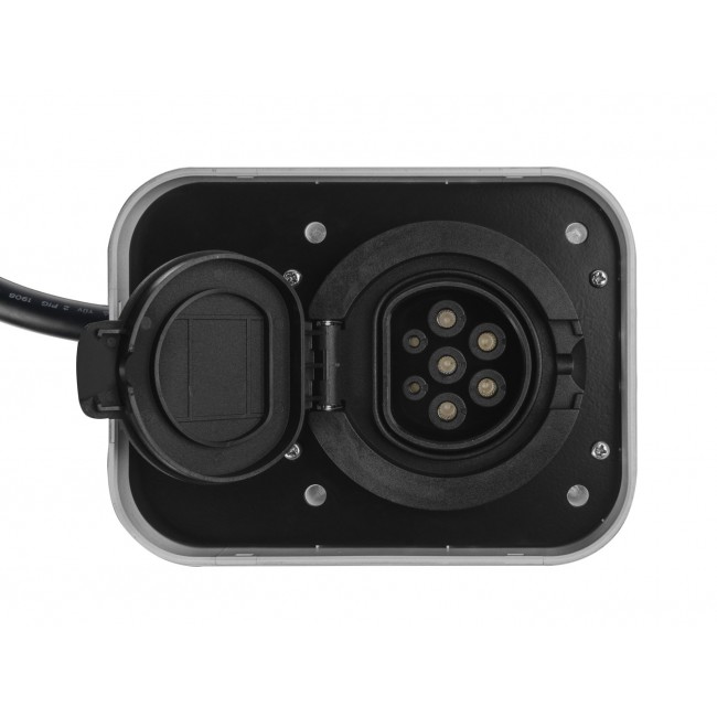 Green Cell EV15RFID electric vehicle charging station Black Aluminium Wall 3 Built-in display LCD