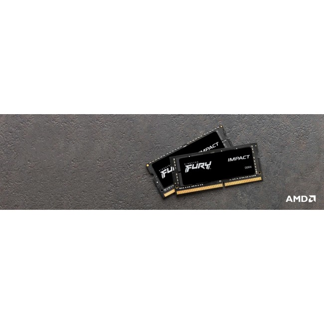 Kingston Technology FURY 32GB 3200MT/s DDR4 CL20 SODIMM Impact Kingston Technology FURY 32GB 3200MT/s DDR4 CL20 SODIMM Impact