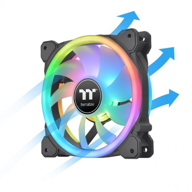 Thermaltake SWAFAN 14 RGB Computer case Fan 14 cm Black 3 pc(s) Thermaltake SWAFAN 14 RGB Computer case Fan 14 cm Black 3 pc(s)