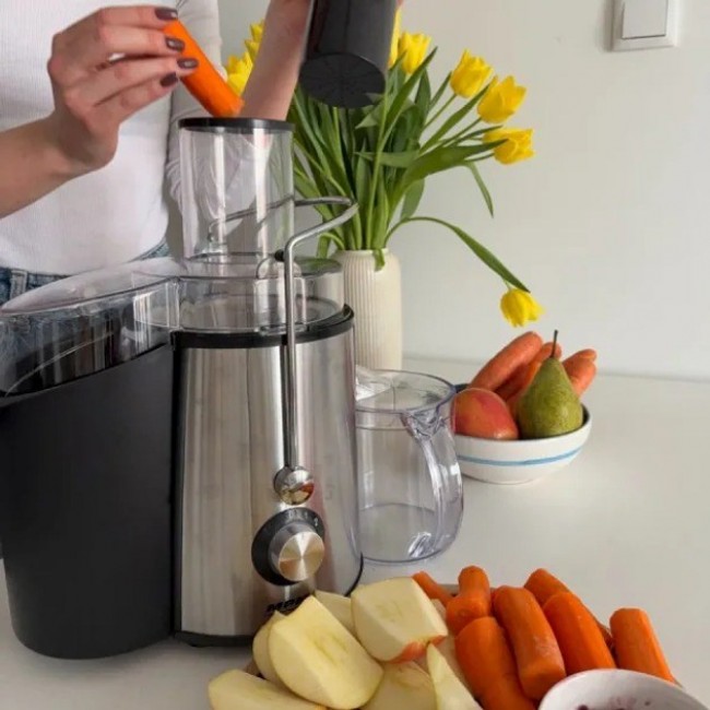 MPM MSO-18-M Juicer 1000 W Black, Silver MPM MSO-18-M Juicer 1000 W Black, Silver