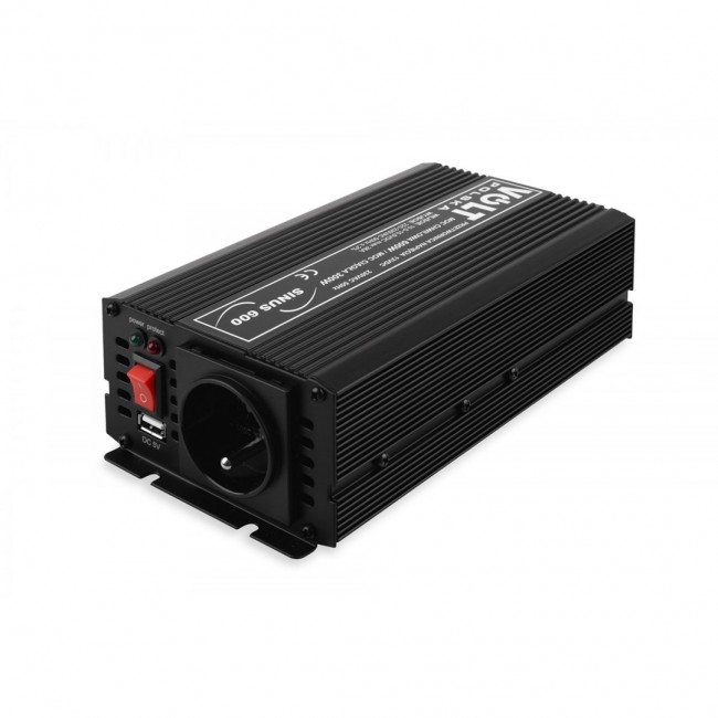 VOLT CONVERTER POLSKA SINUS 600 12V / 230V 300/600W VOLT CONVERTER POLSKA SINUS 600 12V / 230V 300/600W