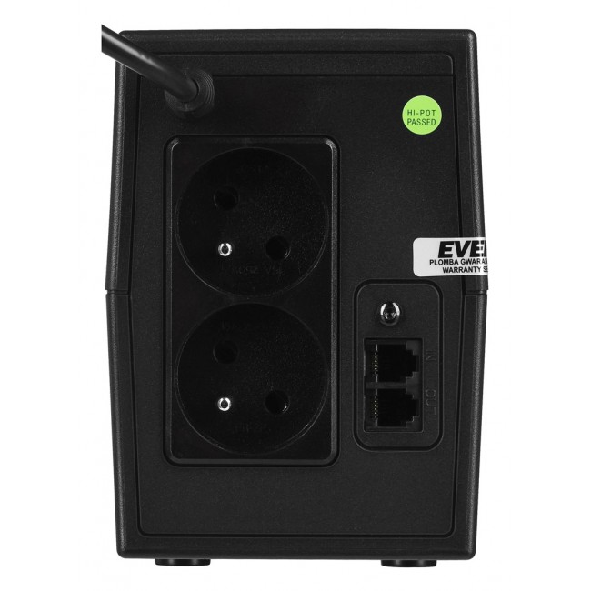 Ever EASYLINE 850 AVR USB Line-Interactive 0.85 kVA 480 W 2 AC outlet(s) Ever EASYLINE 850 AVR USB Line-Interactive 0.85 kVA 480 W 2 AC outlet(s)