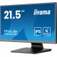 iiyama ProLite 21.5 PCAP 10pt Touchscreen monitor featuring IPS panel technology, Edge-to-Edge glass design and Anti Glare coating