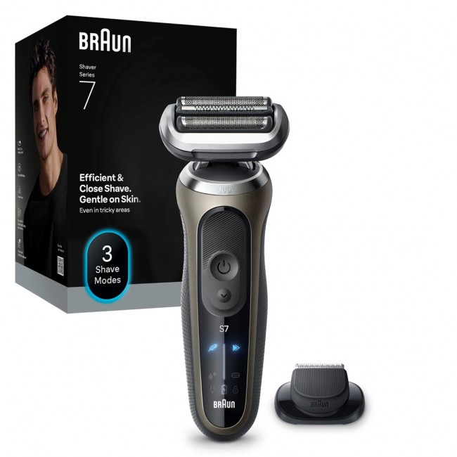 Braun Series 7 72-C1200s Trimmer Black, Bronze, Stainless steel