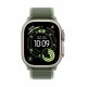 Apple MFT54ZM/A smart wearable accessory Band Green Titanium, Polyester, Spandex, Nylon