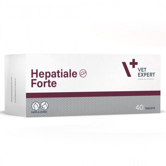 VETEXPERT Hepatiale Forte - supplements for dogs and cats - 40 tablets