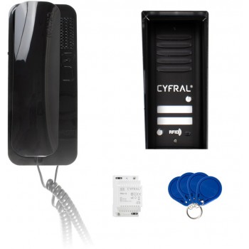 CYFRAL COSMO 2 Intercom black panel