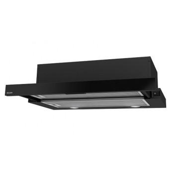 Telescopic hood MAAN Corona 50 310 m3/h, Black