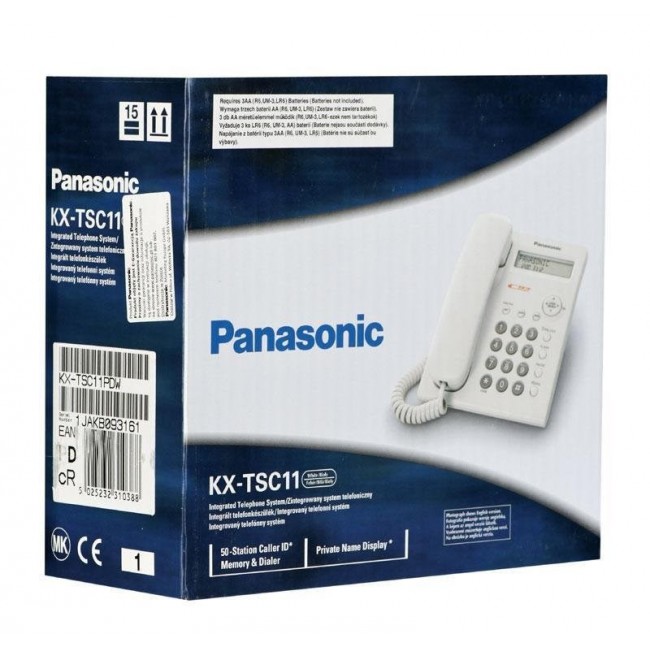 Panasonic KX-TSC11 DECT telephone Caller ID White Panasonic KX-TSC11 DECT telephone Caller ID White