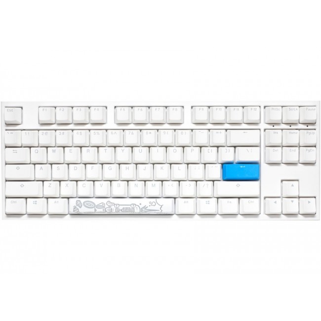 Ducky One 2 RGB TKL keyboard Gaming USB German White