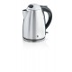 WMF Stelio 0413020012 electric kettle 1.7 L 2400 W Black, Stainless steel