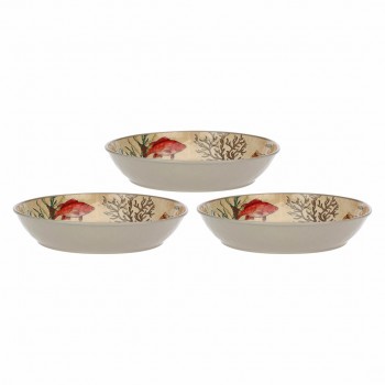 Sea Life Melamine Spaghetti Bowl - 37 cm
