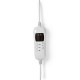 Nedis PEBL130CWT2 electric blanket 120 W Grey, White Fleece, Polyester Nedis PEBL130CWT2 electric blanket 120 W Grey, White Fleece, Polyester