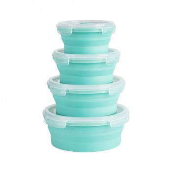 Round collapsible container set