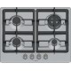 Bosch Serie 4 PGH6B5K90 hob Stainless steel Built-in 58 cm Gas 4 zone(s) Bosch Serie 4 PGH6B5K90 hob Stainless steel Built-in 58 cm Gas 4 zone(s)