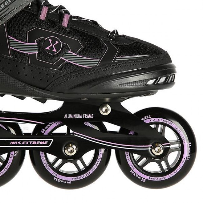 INLINE SKATES NILS EXTREME NA9157 BLACK/PURPLE SIZE. 45 INLINE SKATES NILS EXTREME NA9157 BLACK/PURPLE SIZE. 45