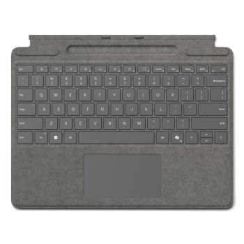 Microsoft Surface Pro Keyboard with pen storage for Business QWERTZ German Microsoft Cover port Platinum