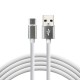 everActive cable USB-C 1m - White, silicone, quick charge, 3A - CBS-1CW everActive cable USB-C 1m - White, silicone, quick charge, 3A - CBS-1CW