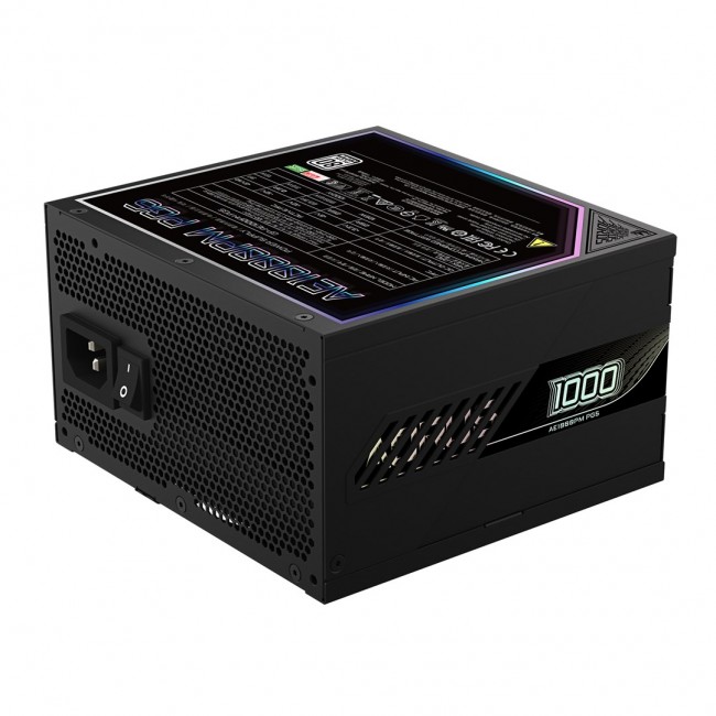 GIGABYTE AORUS ELITE P1000W ICE Power Supply Unit - PCIe 5.0, 80 PLUS Platinum, Fully modular design, 120mm Fan, ATX 3.0 compatible, EU Plug GIGABYTE AORUS ELITE P1000W ICE Power Supply Unit - PCIe 5.0, 80 PLUS Platinum, Fully modular design, 120mm Fan, ATX 3.0 compatible, EU Plug