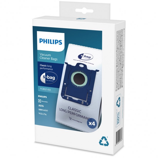 Philips s-bag 4 x dust bags Vacuum cleaner bags