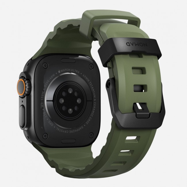 Nomad Rocky Point Band Black Leather, Titanium