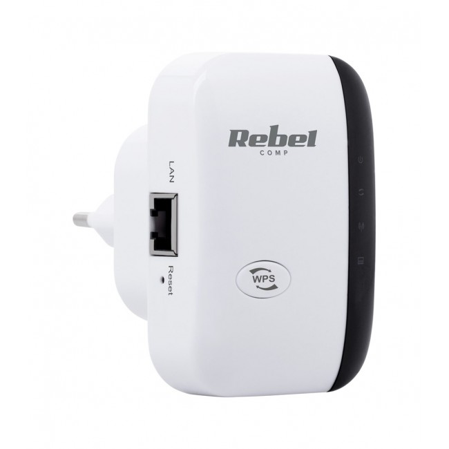 Rebel Wi-Fi signal amplifier KOM1030 white Rebel Wi-Fi signal amplifier KOM1030 white