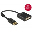 DeLOCK 62599 video cable adapter 0.2 m DisplayPort DVI-I Black