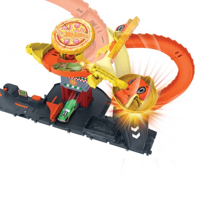 Hot Wheels City Cool Pizza - Attack of the Cobra HTN81 MATTEL Hot Wheels City Cool Pizza - Attack of the Cobra HTN81 MATTEL