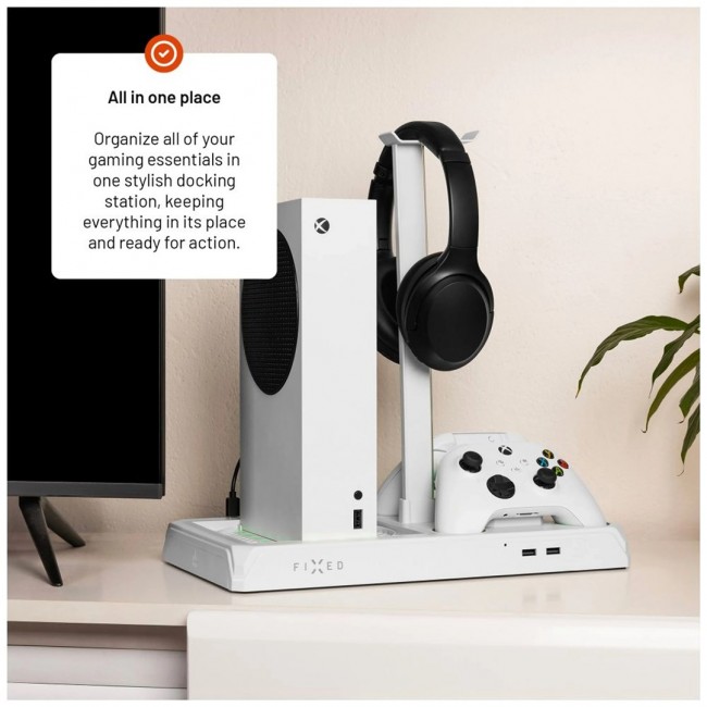 FIXED Multifunctional Station for Xbox Series X and S, white FIXED Multifunctional Station for Xbox Series X and S, white