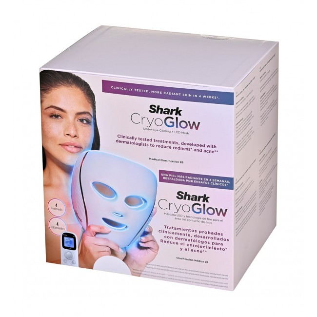 Shark CryoGlow FW312EU LED mask with eye area cooling