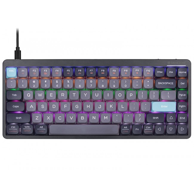 Mechanical keyboard Tracer FINA 84 Blackcurrant (Outemu Red Switch) TRAKLA47308