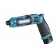 MAKITA IMPACT SCREWDRIVER 7.2V 2x1.5Ah LI-ION TD022DSE