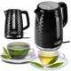 C280C ELDOM Kettle ELLI, capacity 1.7 l, power 2200 W, black, strix, black C280C ELDOM Kettle ELLI, capacity 1.7 l, power 2200 W, black, strix, black