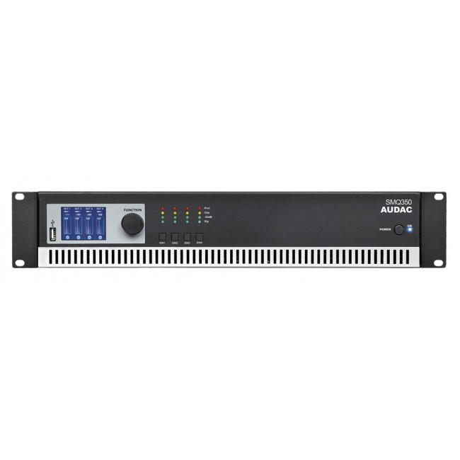 AUDAC SMQ350 audio amplifier Performance/stage Black AUDAC SMQ350 audio amplifier Performance/stage Black