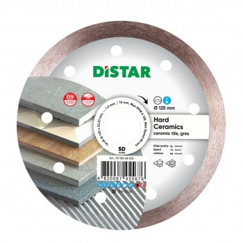 DISTAR HARD CERAMICS DIAMOND BLADE 125 x 1.4 x 10 x 22.23mm