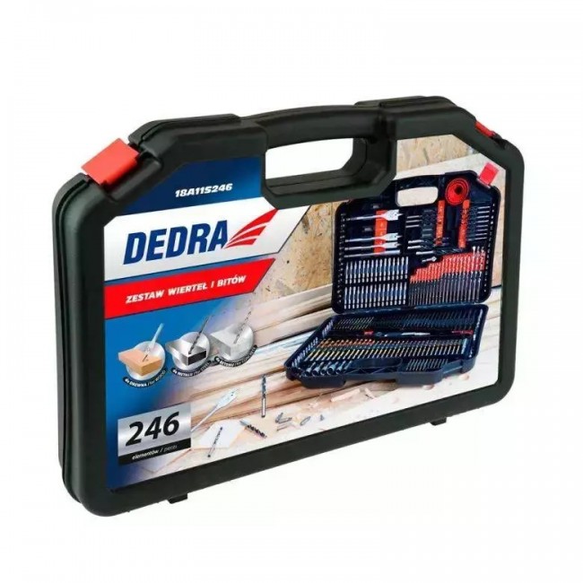 DEDRA 18A11S246 drill bit 246 pc(s) DEDRA 18A11S246 drill bit 246 pc(s)
