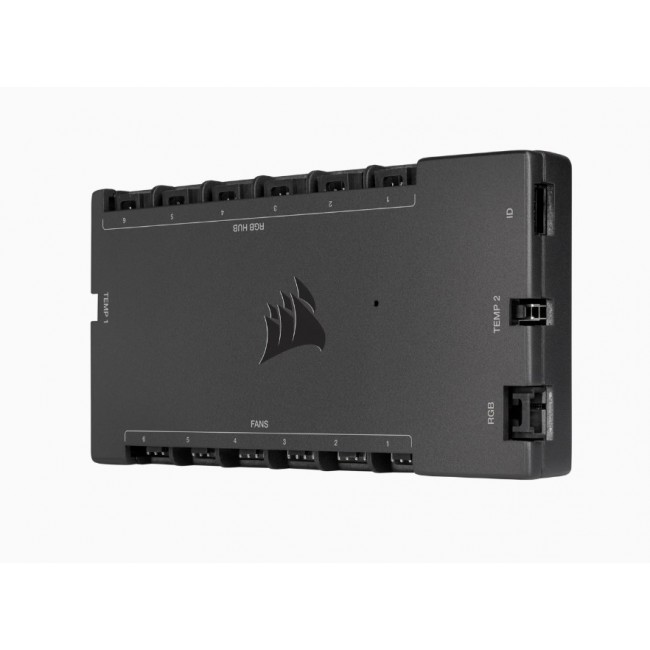 Corsair iCUE Commander Core XT fan speed controller 6 channels Black Corsair iCUE Commander Core XT fan speed controller 6 channels Black