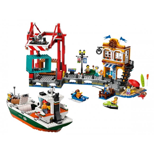 LEGO CITY 60422 Seaside Harbour with Cargo Ship