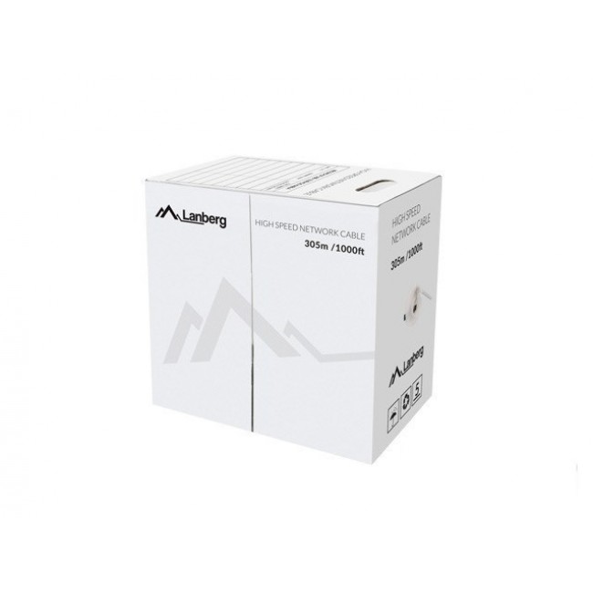 Lanberg LCU5-12CU-0305-O networking cable Orange 305 m Cat5e U/UTP (UTP) Lanberg LCU5-12CU-0305-O networking cable Orange 305 m Cat5e U/UTP (UTP)