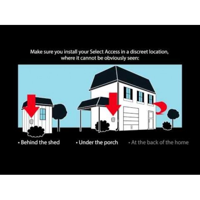 MASTER LOCK Large key lock box reinforced security - Select Access - with shackle