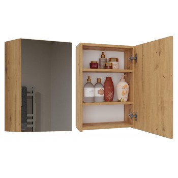 Topeshop POLA 1DL ARTISAN bathroom storage cabinet Oak