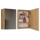 Topeshop POLA 1DL ARTISAN bathroom storage cabinet Oak