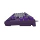 FURY Kanabo K2 Gaming Keyboard US white backlight mechanical grey-purple
