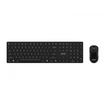 MSI FORGE K210 WIRELESS COMBO keyboard Mouse included Home/Office USB Black