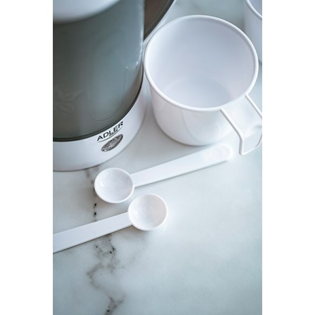 Adler AD 1268 electric kettle 0.6 L Grey 600 W