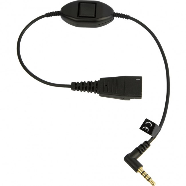 Jabra LINK Mobile QD to 3_5mm, w. Answer Button Jabra LINK Mobile QD to 3_5mm, w. Answer Button